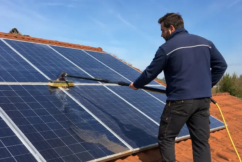 Nettoyage et entretien de panneaux solaires à Cizay-la-Madeleine